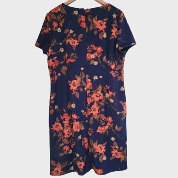 Alex Marie Floral  Sheath Dress sz 18 - Picture 2 of 5